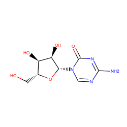 Nc1ncn([C@@H]2O[C@H](CO)[C@@H](O)[C@H]2O)c(=O)n1 ZINC000003861768