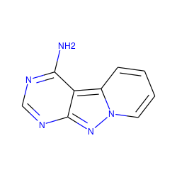 Nc1ncnc2nn3ccccc3c12 ZINC000028129393