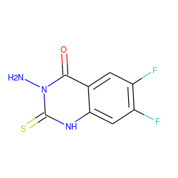 Nn1c(=S)[nH]c2cc(F)c(F)cc2c1=O ZINC000653783664