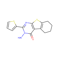 Nn1c(-c2cccs2)nc2sc3c(c2c1=O)CCCC3 ZINC000000540559