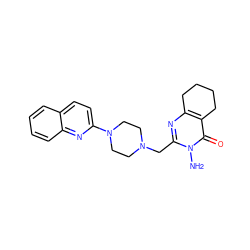 Nn1c(CN2CCN(c3ccc4ccccc4n3)CC2)nc2c(c1=O)CCCC2 ZINC000064448033