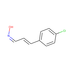 O/N=C\C=C\c1ccc(Cl)cc1 ZINC000045335967