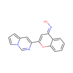 O/N=c1\cc(-c2cc3cccn3cn2)oc2ccccc12 ZINC000068268162