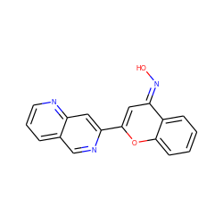 O/N=c1\cc(-c2cc3ncccc3cn2)oc2ccccc12 ZINC001772629072