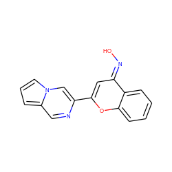 O/N=c1\cc(-c2cn3cccc3cn2)oc2ccccc12 ZINC000117357049