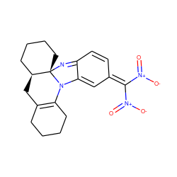 O=[N+]([O-])C(=c1ccc2c(c1)N1C3=C(CCCC3)C[C@H]3CCCC[C@]31N=2)[N+](=O)[O-] ZINC000100673830