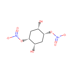 O=[N+]([O-])O[C@@H]1C[C@H](O)[C@H](O[N+](=O)[O-])C[C@@H]1O ZINC000043073766
