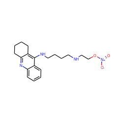 O=[N+]([O-])OCCNCCCCNc1c2c(nc3ccccc13)CCCC2 ZINC000029135899