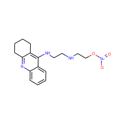 O=[N+]([O-])OCCNCCNc1c2c(nc3ccccc13)CCCC2 ZINC000040848290