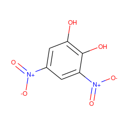 O=[N+]([O-])c1cc(O)c(O)c([N+](=O)[O-])c1 ZINC000002170217