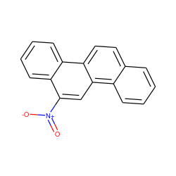 O=[N+]([O-])c1cc2c3ccccc3ccc2c2ccccc12 ZINC000001599927