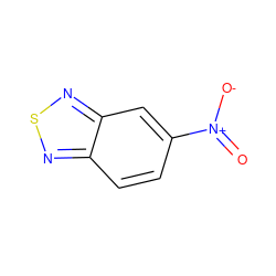 O=[N+]([O-])c1ccc2nsnc2c1 ZINC000000071460