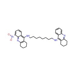 O=[N+]([O-])c1cccc2c(NCCCCCCCCNc3c4c(nc5ccccc35)CCCC4)c3c(nc12)CCCC3 ZINC000103228733