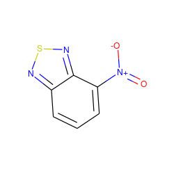 O=[N+]([O-])c1cccc2nsnc12 ZINC000001509875