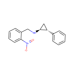 O=[N+]([O-])c1ccccc1CN[C@H]1C[C@@H]1c1ccccc1 ZINC000044674652