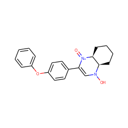 O=[N+]1C(c2ccc(Oc3ccccc3)cc2)=CN(O)[C@@H]2CCCC[C@@H]21 ZINC000169727435