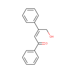 O=C(/C=C(\CO)c1ccccc1)c1ccccc1 ZINC001772606676