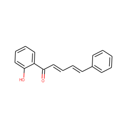 O=C(/C=C/C=C/c1ccccc1)c1ccccc1O ZINC000001655687