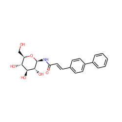 O=C(/C=C/c1ccc(-c2ccccc2)cc1)N[C@@H]1O[C@H](CO)[C@@H](O)[C@H](O)[C@H]1O ZINC000098208098