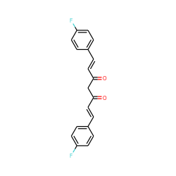 O=C(/C=C/c1ccc(F)cc1)CC(=O)/C=C/c1ccc(F)cc1 ZINC000101394833