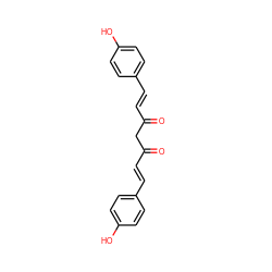 O=C(/C=C/c1ccc(O)cc1)CC(=O)/C=C/c1ccc(O)cc1 ZINC000100067315