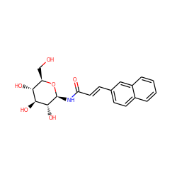 O=C(/C=C/c1ccc2ccccc2c1)N[C@@H]1O[C@H](CO)[C@@H](O)[C@H](O)[C@H]1O ZINC000137496303