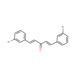 O=C(/C=C/c1cccc(Br)c1)/C=C/c1cccc(Br)c1 ZINC000049067380