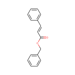 O=C(/C=C/c1ccccc1)OCc1ccccc1 ZINC000012358883