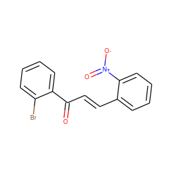 O=C(/C=C/c1ccccc1[N+](=O)[O-])c1ccccc1Br ZINC000005128708