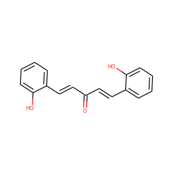 O=C(/C=C/c1ccccc1O)/C=C/c1ccccc1O ZINC000001556486