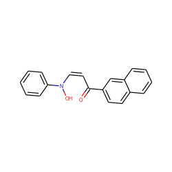 O=C(/C=C\N(O)c1ccccc1)c1ccc2ccccc2c1 ZINC000049739188