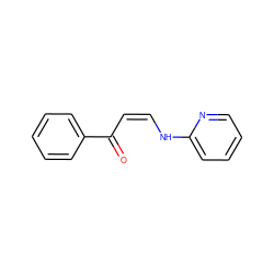 O=C(/C=C\Nc1ccccn1)c1ccccc1 ZINC000016451238