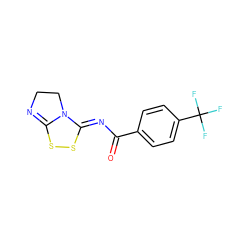 O=C(/N=C1\SSC2=NCCN21)c1ccc(C(F)(F)F)cc1 ZINC000034053391