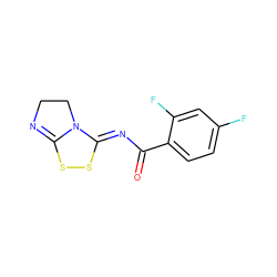 O=C(/N=C1\SSC2=NCCN21)c1ccc(F)cc1F ZINC000034051861