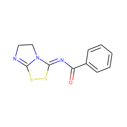 O=C(/N=C1\SSC2=NCCN21)c1ccccc1 ZINC000003127716