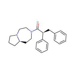 O=C([C@@H](Cc1ccccc1)c1ccccc1)N1CC[C@H]2CCCN2CC1 ZINC000095552598