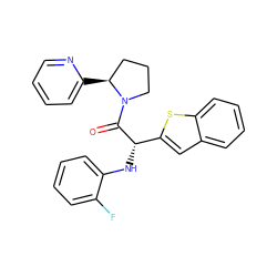 O=C([C@@H](Nc1ccccc1F)c1cc2ccccc2s1)N1CCC[C@@H]1c1ccccn1 ZINC000095603251