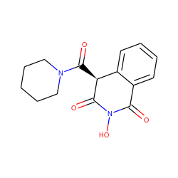 O=C([C@@H]1C(=O)N(O)C(=O)c2ccccc21)N1CCCCC1 ZINC000204599258