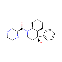 O=C([C@@H]1CNCCN1)N1CC[C@@](O)(c2ccccc2)[C@@H]2CCCC[C@@H]21 ZINC000071318460