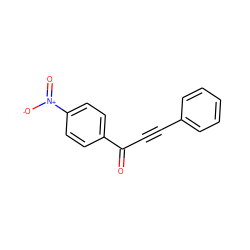 O=C(C#Cc1ccccc1)c1ccc([N+](=O)[O-])cc1 ZINC000000466593