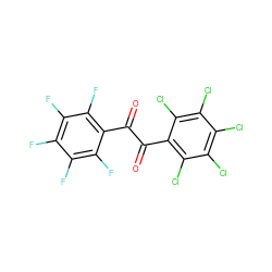 O=C(C(=O)c1c(Cl)c(Cl)c(Cl)c(Cl)c1Cl)c1c(F)c(F)c(F)c(F)c1F ZINC000013642872