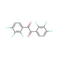 O=C(C(=O)c1ccc(F)c(F)c1F)c1ccc(F)c(F)c1F ZINC000028713890