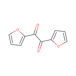 O=C(C(=O)c1ccco1)c1ccco1 ZINC000001687010