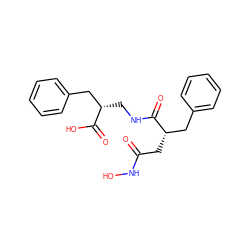 O=C(C[C@@H](Cc1ccccc1)C(=O)NC[C@@H](Cc1ccccc1)C(=O)O)NO ZINC000001532954