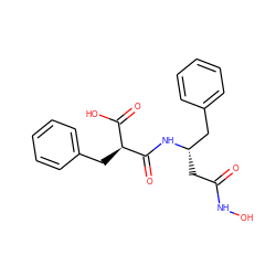 O=C(C[C@@H](Cc1ccccc1)NC(=O)[C@@H](Cc1ccccc1)C(=O)O)NO ZINC000029545802