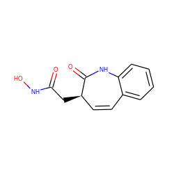 O=C(C[C@@H]1C=Cc2ccccc2NC1=O)NO ZINC000029238755