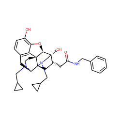 O=C(C[C@@H]1N(CC2CC2)[C@@]23CC[C@]1(O)[C@@H]1Oc4c(O)ccc5c4[C@]12CCN(CC1CC1)[C@@H]3C5)NCc1ccccc1 ZINC000103145091