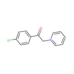 O=C(C[n+]1ccccc1)c1ccc(Cl)cc1 ZINC000001640975