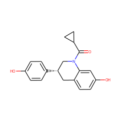 O=C(C1CC1)N1C[C@@H](c2ccc(O)cc2)Cc2ccc(O)cc21 ZINC000028865972