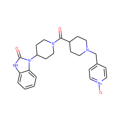 O=C(C1CCN(Cc2cc[n+]([O-])cc2)CC1)N1CCC(n2c(=O)[nH]c3ccccc32)CC1 ZINC000058583217